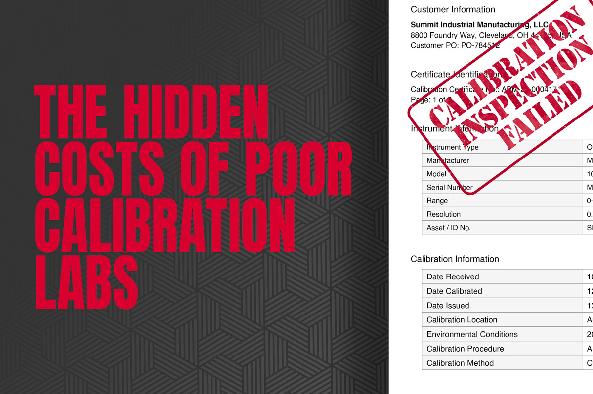 The Hidden Costs of Poor Calibration Labs