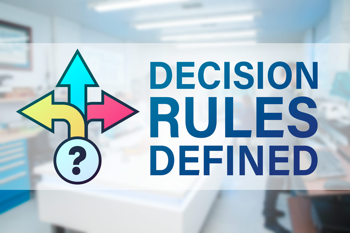 Metrology Decision Rules Defined
