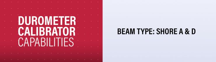 Durometer Calibrator Calibration Capability