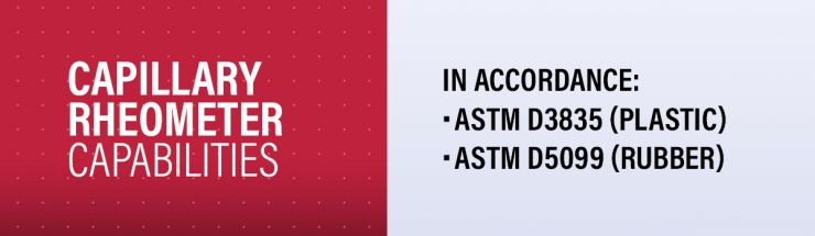 Capillary Rheometer Calibration Capability