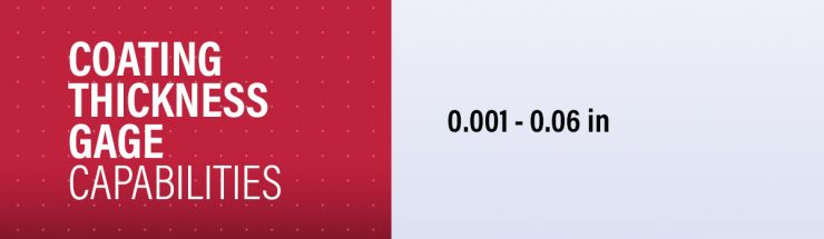 Coating Thickness Gage Calibration Capability