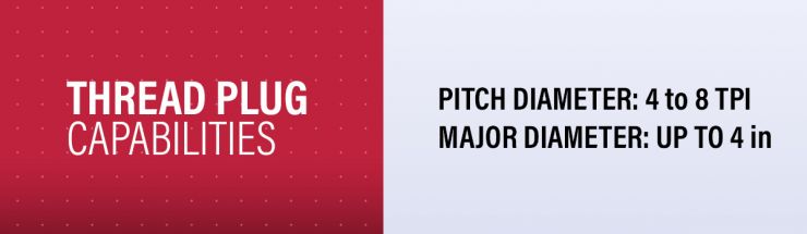 Thread Plug Calibration Capability