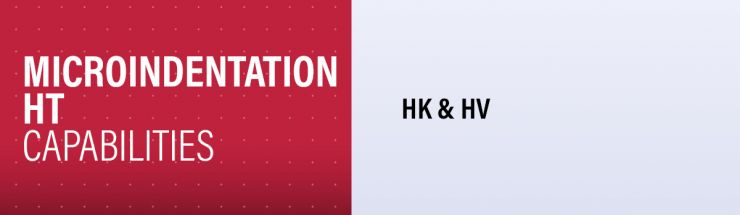 Micro-indentation HT Calibration Capability