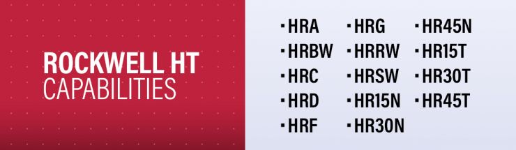 Rockwell HT Calibration Capability