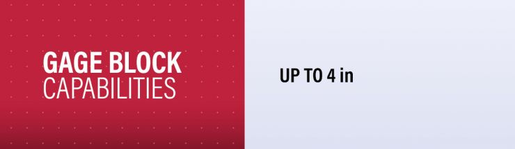 Gage Block Calibration Capability