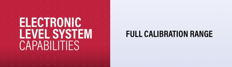 Electronic Level System Calibration Capability