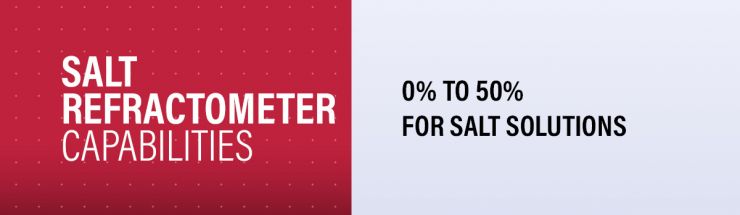 Salt Refractometer Calibration Capability