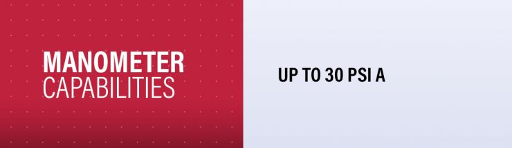 Manometer Calibration Capability